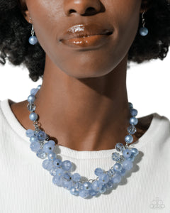 PAPARAZZI Pearl Pandora - Blue NECKLACE