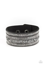 Load image into Gallery viewer, PAPARAZZI Really Rock Band Black Wrap Bracelet
