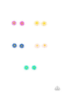 Paparazzi (SS) Starlet Shimmer Colorful Floral Frames Earring