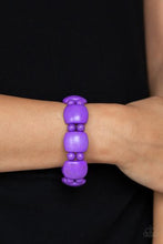 Load image into Gallery viewer, PAPARAZZI Dont Be So NOMADIC! - Purple Stones - Bracelet
