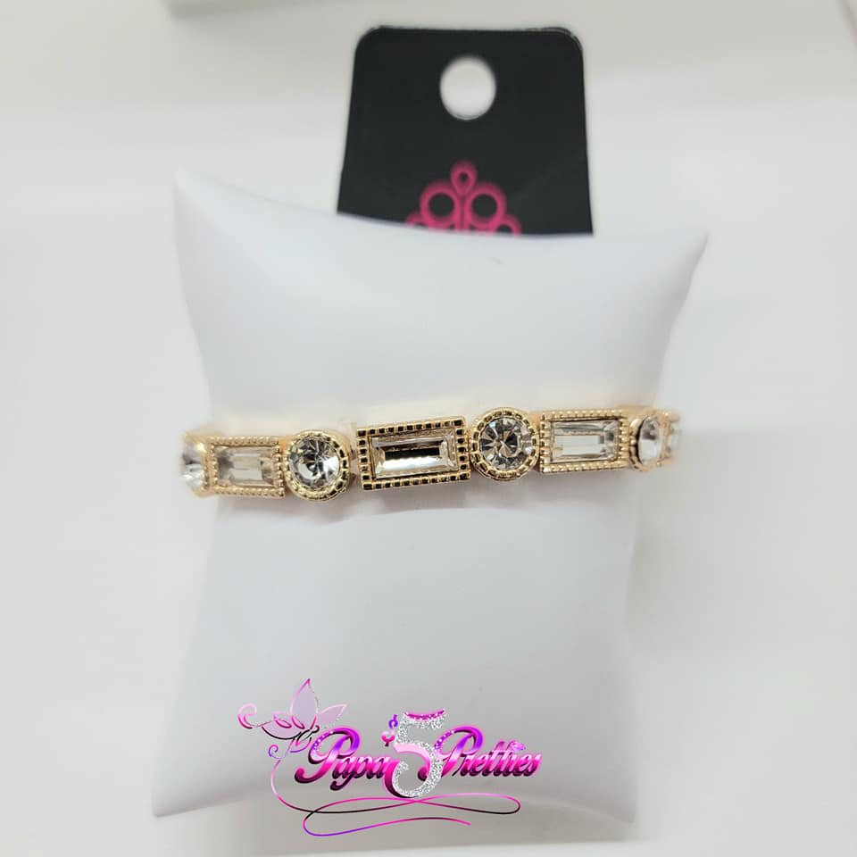 PAPARAZZI Gold Stretch Bracelet