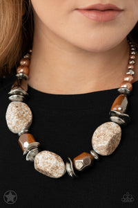 PAPARAZZI In Good Glazes - Peach NECKLACES