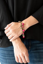 Load image into Gallery viewer, Paparazzi Grit and Glamour - Pink Brass - Bracelet
