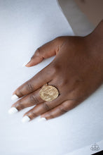 Load image into Gallery viewer, PAPARAZZI Lined Up - Gold Ring
