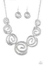 Load image into Gallery viewer, PAPARAZZI Statement Swirl - Silver Necklace
