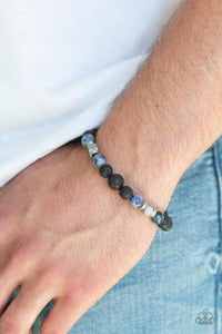 PAPARAZZI Strength Blue Urban Bracelets